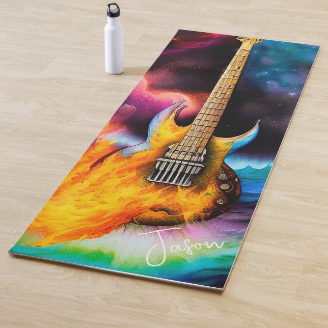 Gitarre Yogamatte (Beispiel)