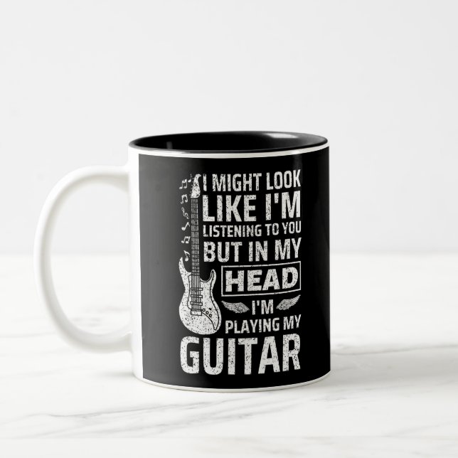 Gitarre Zweifarbige Tasse (Links)