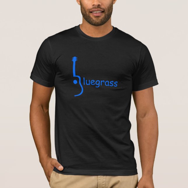 GitarreBluegrass T-Shirt (Vorderseite)