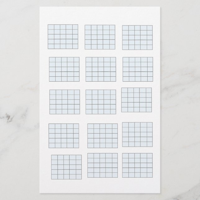 Gitarren-Akkordpapier Briefpapier (Vorderseite)