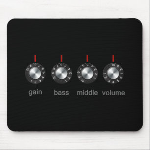 Gitarren-Ampere-Griffe Mousepad