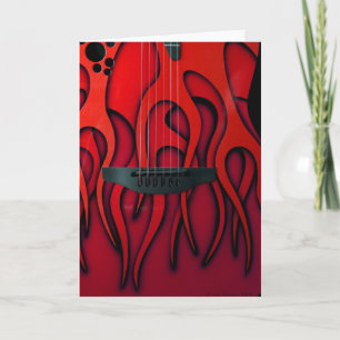 Gitarren-Arbeiten Karte