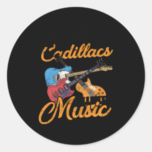 Gitarren Cadillacs Hillbilly Music Texte und Songs Runder Aufkleber