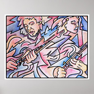 Gitarren-Duell Poster