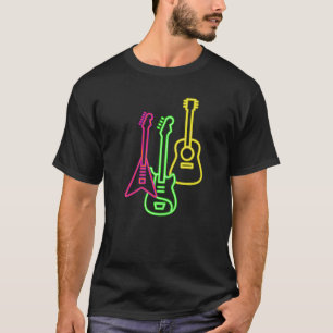 Gitarren Elektrische akustische klassische Gitarre T-Shirt
