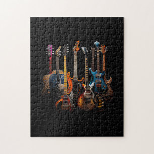 Gitarren für Gitarristen Geschenk Puzzle