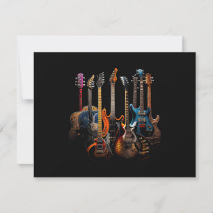 Gitarren für Gitarristen Geschenk Save The Date