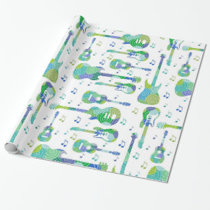 Gitarren Geschenkpapier