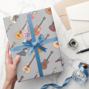 Gitarren-Geschenkpapier, Musik-Geschenkverpackung Geschenkpapier
