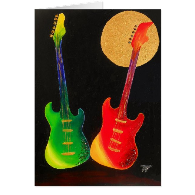 Gitarren-Glitzer (Vorne)