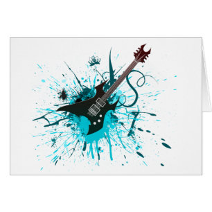 Gitarren-Graffiti - Emo Rockmusik-Band-Alternative