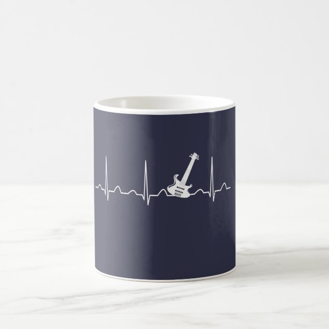 GITARREN-HERZSCHLAG TASSE (Mittel)