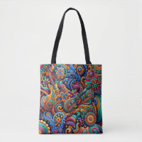 Gitarren im mandala-batik-Stil