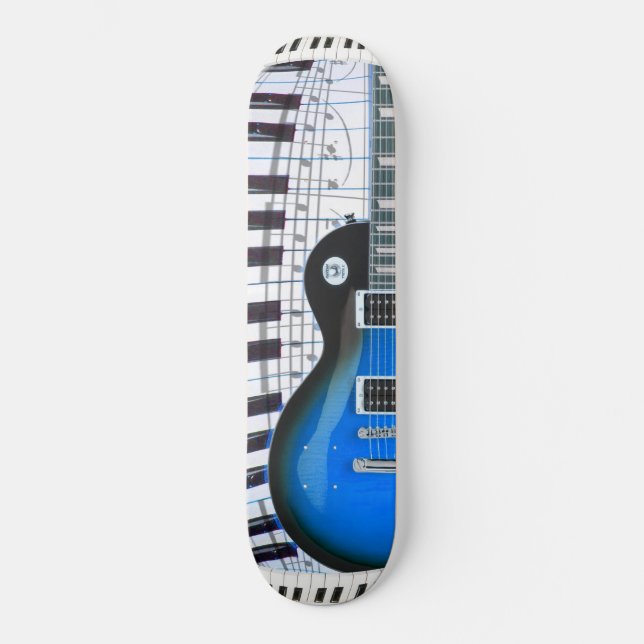 Gitarren-Klavier-Tastatur Skateboard (Vorderseite)