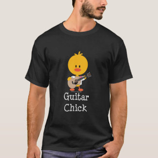 Gitarren-Küken-T-Shirt T-Shirt