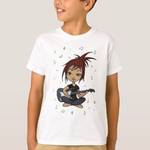 Gitarren-Küken (Version 1, mit Musiknoten) T-Shirt