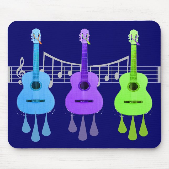 Gitarren-Liebhaber-Geschenke Mousepad (Vorne)