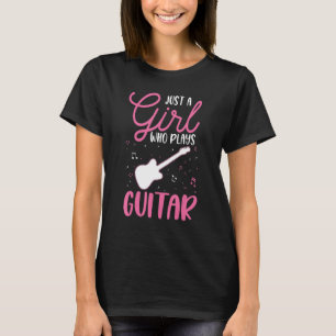 Gitarren Mädchen E-Gitarre Akustische Gitarre Gita T-Shirt