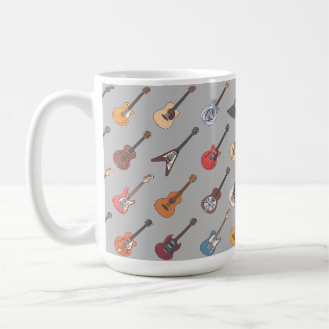 Gitarren Musik Tasse (Links)