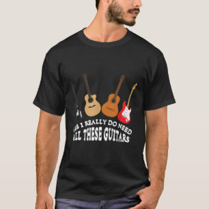 Gitarren Musikinstrumente Cooles musikalisches T-S T-Shirt