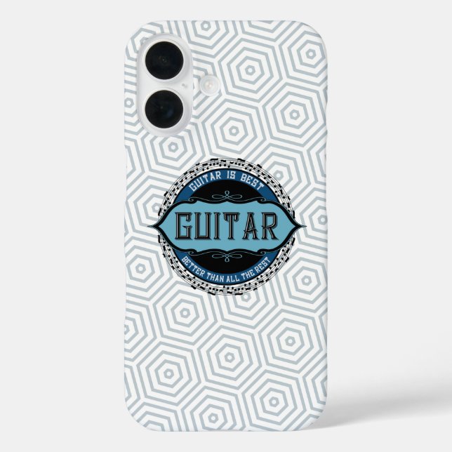Gitarren-Musiknote Case-Mate iPhone Hülle (Rückseite)