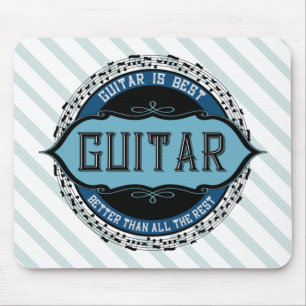 Gitarren-Musiknote Mousepad
