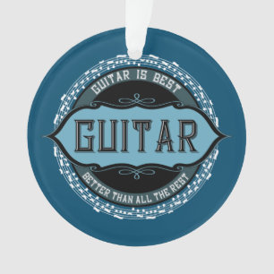 Gitarren-Musiknote Ornament