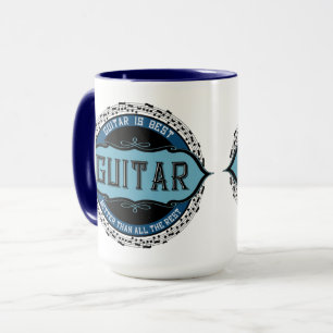 Gitarren-Musiknote Tasse