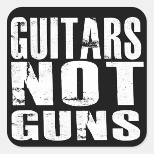 Gitarren nicht schießt Sticker