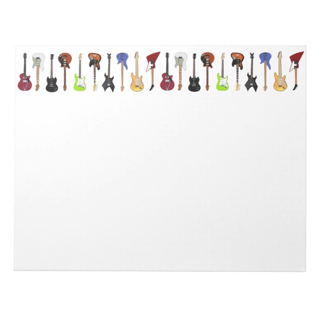 Gitarren Notizblock (Vorderseite)