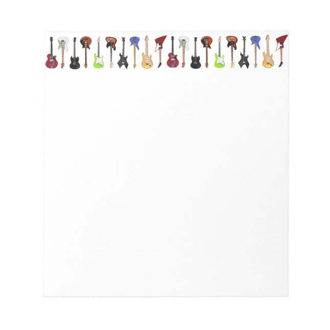 Gitarren Notizblock (Vorderseite)