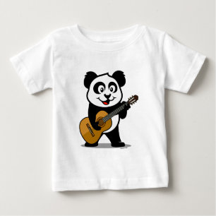 Gitarren-Panda Baby T-shirt