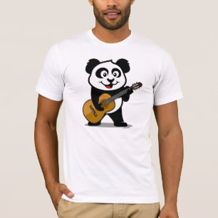 Gitarren-Panda (helle Shirts) T-Shirt