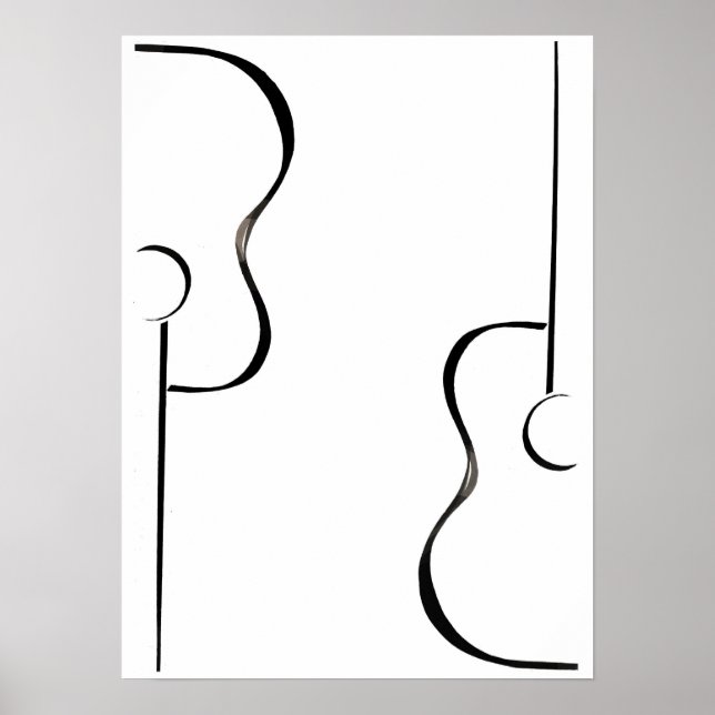 Gitarren Poster (Vorne)