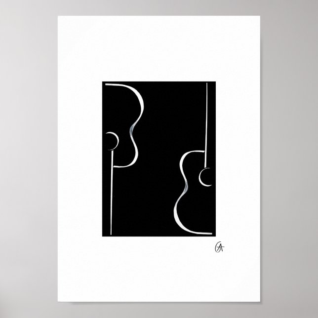 Gitarren Poster (Vorne)