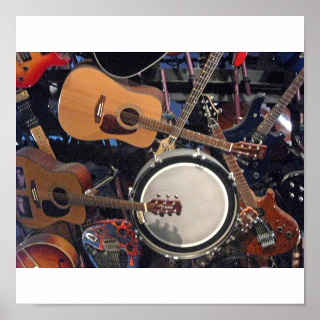 Gitarren Poster (Vorne)