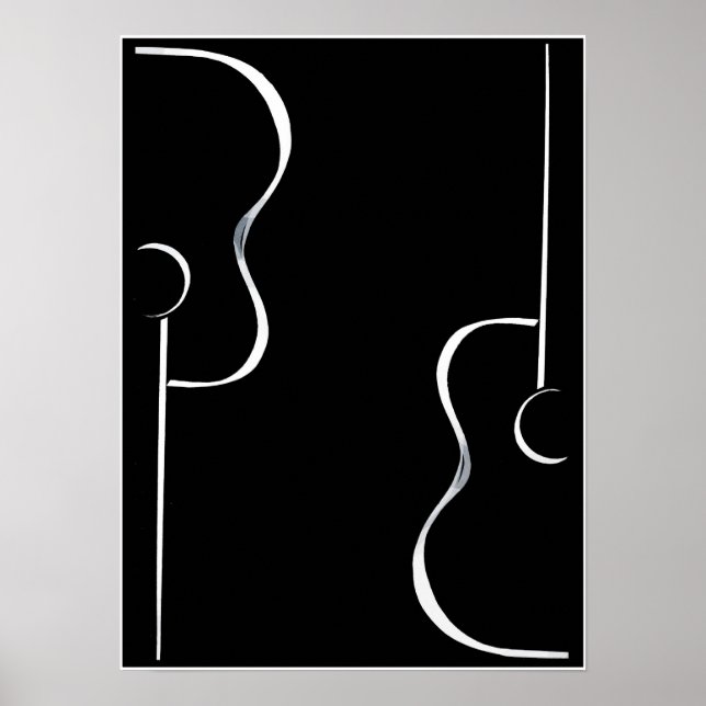 Gitarren Poster (Vorne)