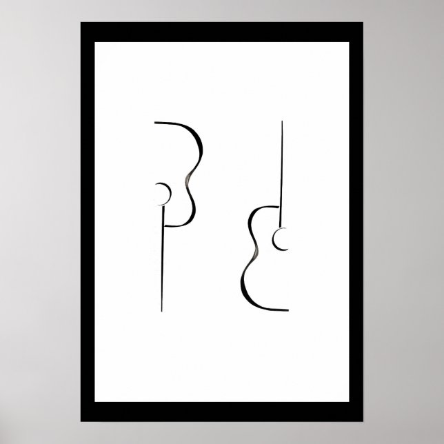 Gitarren Poster (Vorne)