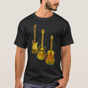 Gitarren-Shirt. Retro-Stil, Geschenke für Gitarris T-Shirt