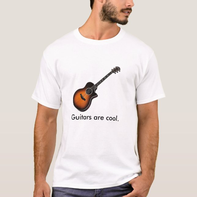 Gitarren sind kühl T-Shirt (Vorderseite)