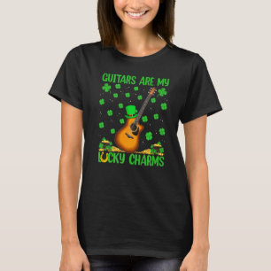 Gitarren sind meine glücklichen Charms Gitarre St  T-Shirt