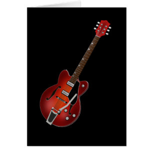 Gitarren-Sonnendurchbruch-Hohlkörper