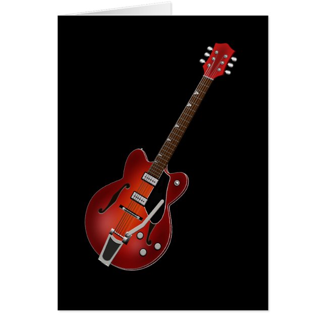 Gitarren-Sonnendurchbruch-Hohlkörper (Vorne)