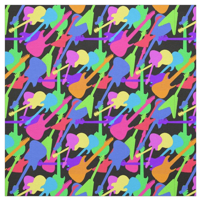Gitarren-Spritzen-Muster Stoff (Muster)