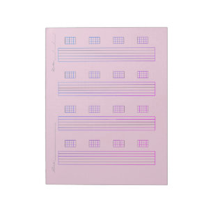 Gitarren-Tab-Papier – Druckbare Tablatur-Vorlage Notizblock