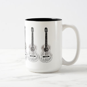 Gitarren-Tasse 2013 Zweifarbige Tasse