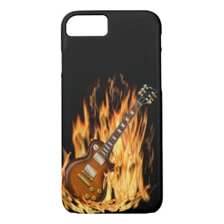 Gitarren-Telefon-Kasten, Schwarzes, Feuer, Case-Mate iPhone Hülle