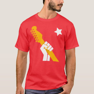 Gitarren-Theorie-Revolution rote T #0003 T-Shirt