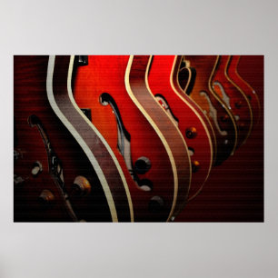 Gitarren: Treffen Sie Ihre Wahl 36 x 24 Poster
