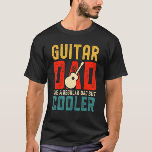 Gitarren-Vater wie ein normaler, aber cooler Retro T-Shirt